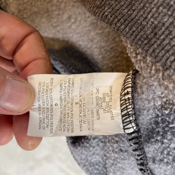 Champion Mens Sweatshirt Size L Gray Long Sleeve Crewneck Cotton Blend - Picture 6 of 11